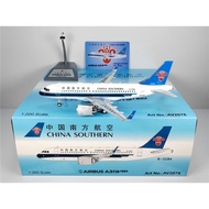 Aviation 1: 200 China Southern Airlines A319NEO B-328A Alloy Aircraft Model