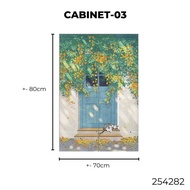 HOLS Self-Adhesive Cabinet Curtain Home Decor Kitchen Curtain Langsir Dapur Langsir Tirai Kabinet Da