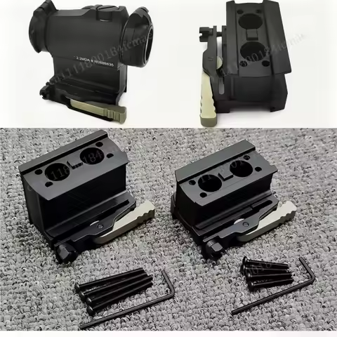 .Tactical LRP Mount with Spacer 1.57 and 1.93 inch Height Mount for T02 M5 R5 Red Dot Sights for Hun