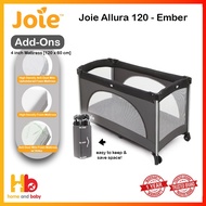 Joie Allura 120 Playpen + Add On Mattress (120 x 60 cm, 4 Inch )