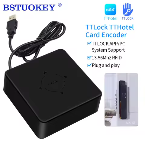 TTLOCK Smart Card Encoder NFC 13.56Mhz M1 Card Reader Writer RFID Chip Scanner E5 Work with TTHotel 