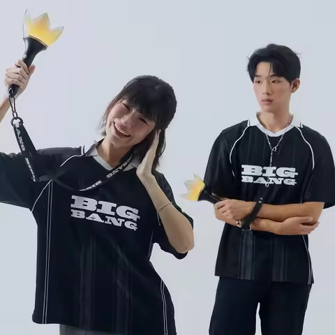 BIGBANG 2026-2027 XX : COSMOS World Tour Merch Unisex Jersey Special Edition, Kpop VIP Breathable To