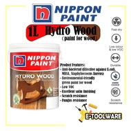 1L Nippon Paint Hydro Wood / Cat Varnish Asas Air Anti Calar