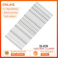 14Pcs LED Backlight Strips Suitable for Haier LE55A7100L light strip LE55B510N/LE55B510X light strip