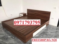 Giường ngủ gỗ công nghiệp có 2 ngăn kéo 1m8x2m- 6089