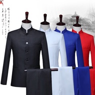 [FCS] Men's Stage Performance Zhongshan Suit Fifth Fourth Youth Suit Stand-Up Collar Chorus Red Song