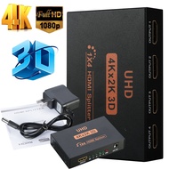 4Port 4K 3D Hdmi Splitter For Projector Monitor Laptop 1in4out