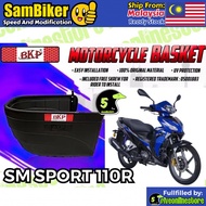 BKP SM Sport 110R Motorcycle Basket Plastic Quality SM Sport 110R Bakul PVC Raga Motor Motorsikal be