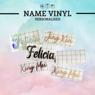 Personalised Vinyl Name Sticker