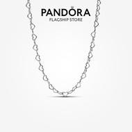 Pandora Linked Hearts Collier Necklace (45cm)