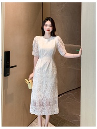 Đầm Ren Thêu Hoa Dáng Dài - ROSA R60 Full Size M L XL XXL