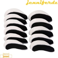 JENNIFERDZ Golf Iron Headcover 4-9,P,S,A,L Iron pole cover Protector Case Golf Iron Covers Set Golf 