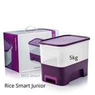 Tupperware Rice Smart Junior 5kg Dark Purple New Product beras small family rice container Ready Stock