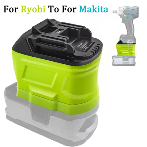 Battery Adapter for Ryobi 18V Battery to for Makita 18V Power Tools Convert to BL1830 BL1830B BL1840
