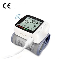 Wrist Cuff Blood Pressure Monitor Electronic Sphygmomanometer Rechargeable Digital Tensiometer Large