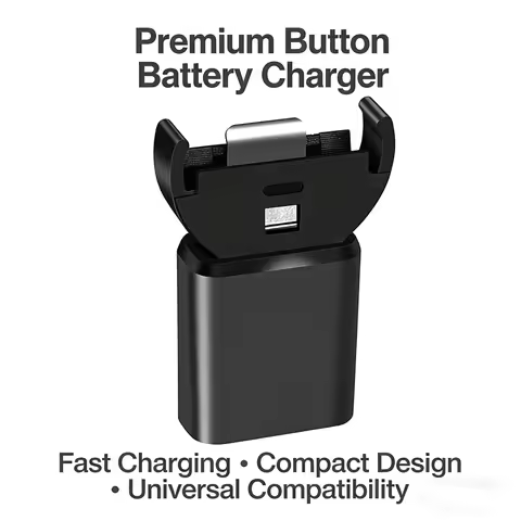 USB c Rechargeable Li-Ion Coin Button Cells for LIR2032,LIR1632,LIR2025,LIR2016,LIR2032H Batteries P