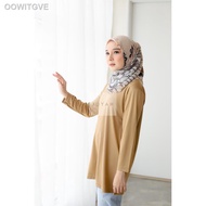 【NEW stock】❏✗♟Joyah Premium Muslimah/XS-XL/Baju Sukan Muslimah/Plain Jersi/ Microfiber Eyelet