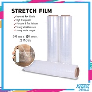 Xpress Deals | 20micron Stretch Film / Shrink Wrap / Packaging Film 500mm X 500meters / Roll