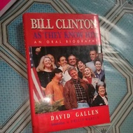 Bill CLINTON AS THEY KNOW HIM