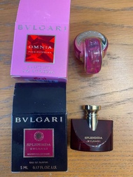 Bvlgari Perfume omnia eau de toilette / splendida eau de Parfum 香水 5ml