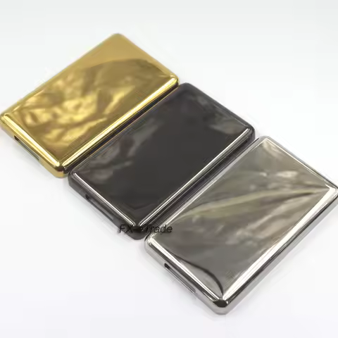 Blank Metal Back Housing Cover Case Laser Engrave for iPod 5th Video 6th Classic 30GB 60GB 80GB 120G