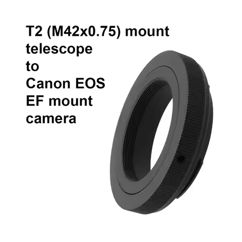 T2-EOS for T2 (M42x0.75) mount lens - Canon EOS EF mount camera Mount Adapter Ring T2-EF T2-EFS for 