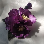 Handmade Joli corsage purple corsage