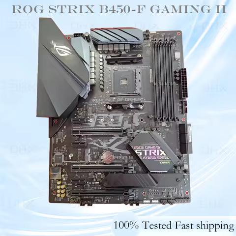 For ASUS ROG STRIX B450-F GAMING II Motherboard AMD B450 AM4 CPU Ryzen 7 5800X 7 5700X 9 3900X 9 395