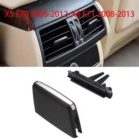 For-BMW X5/X6 Air Vent Outlet Tab Clip , Rear Row Fresh Air Grille Clips For-BMW X5 E70 2006-2012, X