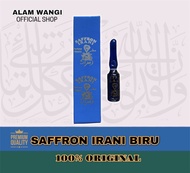 MINYAK JAFARON BIRU AMPUL SAFFRON IRANI BIRU KEMASAN AMPUL KECIL
