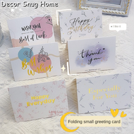 【On Sale】10Pcs Blessing Card for Christmas New Year Gift Birthday Business Thank-you Greeting Cards