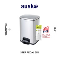 N2101 Dustbin | Pedal Rubbish Bin | Soft Closing Bin | 22L, 30L, 50L, | Trash Bin | Toilet Dustbin