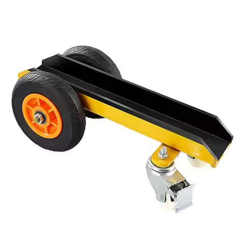 Mover Trolley with Solid Tyre Wheels Marble Handling Trolley for Glass Plywood Door Versatile Lightw
