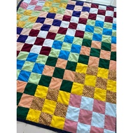 手工制作百家被单人 F6 | Homemade Patchwork Single Blanket | Newborn Baby Blanket | 160x180cm X 1 PIECE