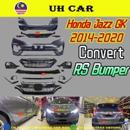 Honda Jazz GK 2014-2022 Convert MUGEN RS Bumper Whole Set Skirt Skirting Bodykit Bodypart