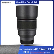 Samyang AF 85mm F1.4 II FE Lens Decal Skin Wrap Cover para sa Samyang AF85 F1.4 Lens Sticker Anti-Sc