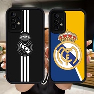 Q100 Real-Madrid soft Casing for Samsung A34 A55 A54 A36 A15 A35 S25 Ultra A16 A24 A05S A25 A56 A04s
