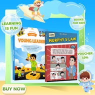 [Malila Bookstore] Combo Young Leader & Murphy's Law Children Educational Comic Book for Kids