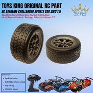 ARIVINDO RC Wheel Tires 1:8 Sedan Racing Rims Original Spare Parts Rubber ChallengerEXTREME