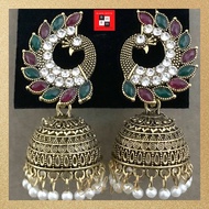 Indian Jhumka Peacock Earrings Indian Jewelry Earrings(GTA22/06)