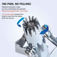 Local SellerKIPRUN Nose Hair Trimmer for Men/Woman Stainless Steel Manual Trimmer for Nose Vibrissa 