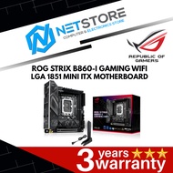 ASUS ROG STRIX B860-I GAMING WIFI LGA 1851 MINI ITX MOTHERBOARD - 90MB1JB0-M0UAY0