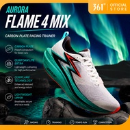 361Degrees Flame 4 Mix Men Professional Carbon PlateRunning Shoes Breathable Heat-dissipating Comfor