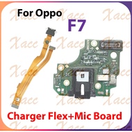 For Oppo F7 Charging Port Flex Cable – USB Dock Connector & Motherboard Replacement