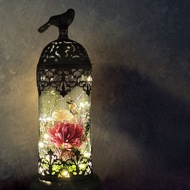 永生花燭臺擺設 - 復興時代 (絳紫)(大)