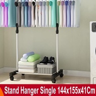 ◙ Pay On Site - Versatile single hanger Stand With 4 Wheels / Present MODEL hanger Rack