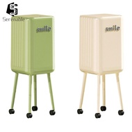 [Serenable] Trash Can with Wheels, Trash Can, Multi-Purpose Household Trash Can, Tall Trash Can, Kit