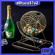 Bingo Set with Rotating Basket Drinking Bingo Party Game Set Roulette Game