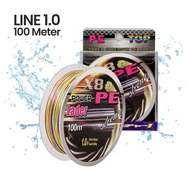 ZERO Senar Benang Tali Pancing Super PE X8 Braid Line 100 Meter Senar Pancing PE 8