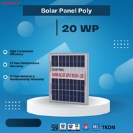 SOLAR PANEL POLY 20 WP (12 V) - SANKELUXgavtech
